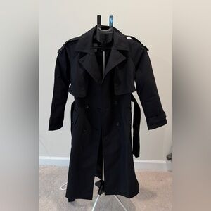 Banana Republic Black Trench Coat